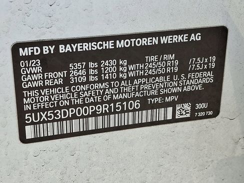 Certified 2023 BMW X3 xDrive30i w/ Premium Package image 20