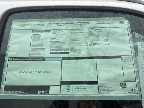 New 2025 Chevrolet Express 3500 w/ Power Convenience Package RWD image 14
