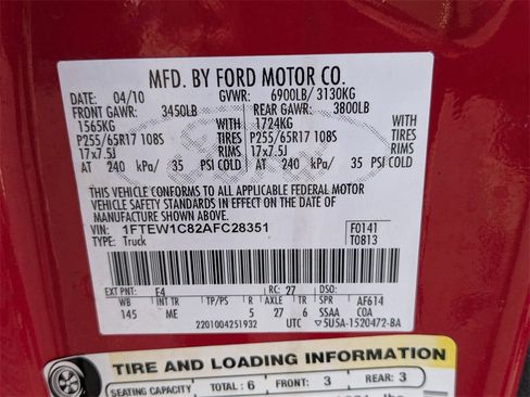 Used 2010 Ford F150 XLT image 21