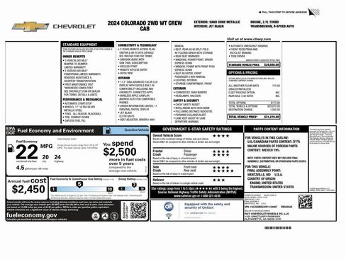 Used 2024 Chevrolet Colorado W/T image 2