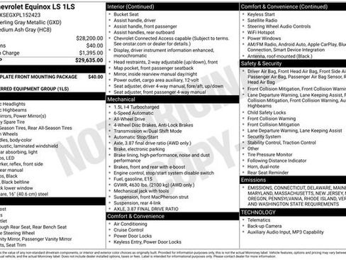 Used 2023 Chevrolet Equinox LS image 6