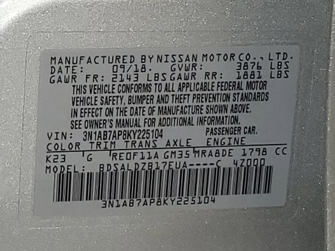 Used 2019 Nissan Sentra SV FWD image 33