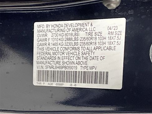 Used 2023 Honda Odyssey EX-L image 33