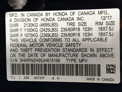 Used 2018 Honda CR-V Touring image 12