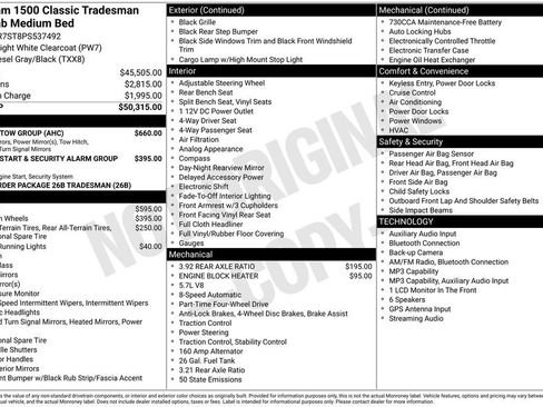 Used 2023 RAM 1500 Tradesman w/ Trailer Tow Group AWD/4WD image 42