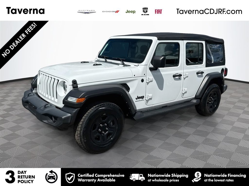 Certified 2023 Jeep Wrangler Unlimited Sport AWD/4WD image 1