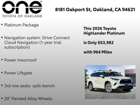 Certified 2026 Toyota Highlander Platinum image 6