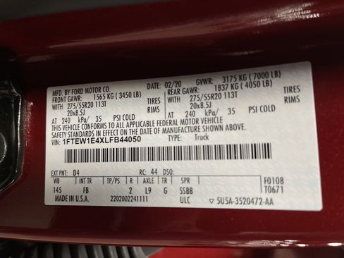 Used 2020 Ford F150 XLT w/ Equipment Group 302A Luxury image 28