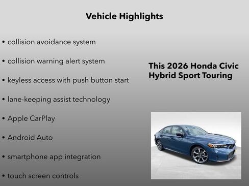 New 2026 Honda Civic Sport Touring image 10
