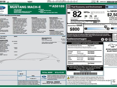 Used 2022 Ford Mustang Mach-E GT w/ GT Performance Edition AWD/4WD image 3