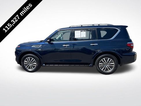 Used 2021 Nissan Armada SL w/ Captain's Chairs Package AWD/4WD image 2