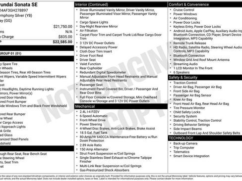 Used 2016 Hyundai Sonata SE image 2