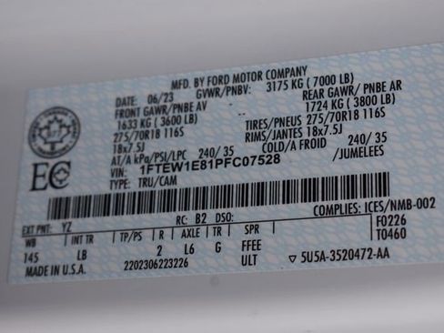 Used 2023 Ford F150 Tremor AWD/4WD image 40