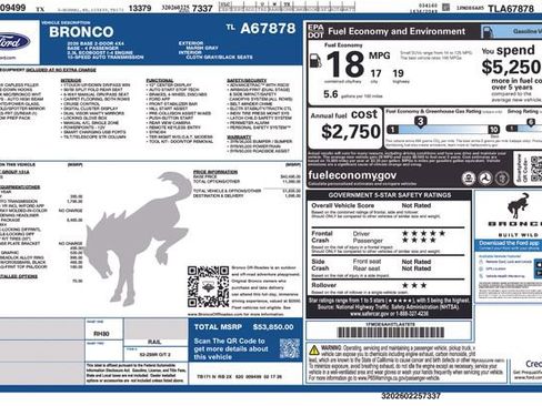 New 2026 Ford Bronco 2-Door image 4