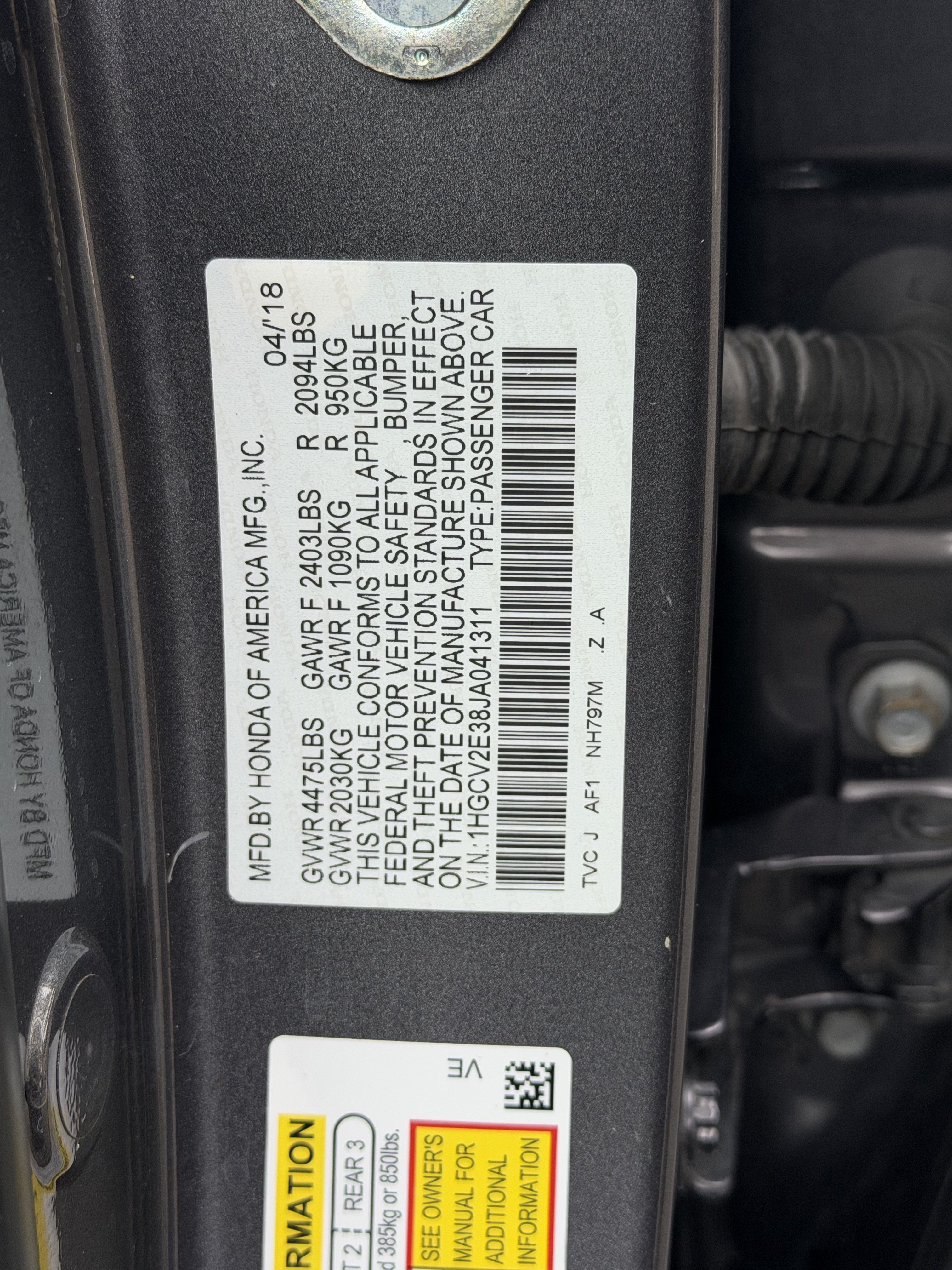 Used 2018 Honda Accord Sport image 36