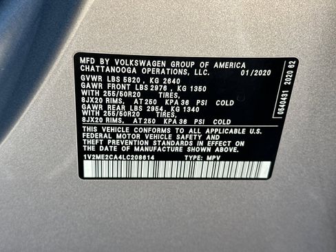 Used 2020 Volkswagen Atlas Cross Sport SEL image 24