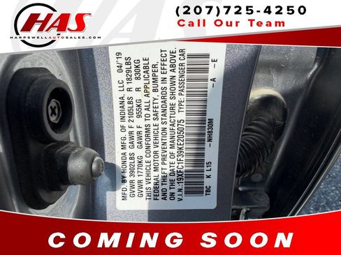Used 2019 Honda Civic EX image 16