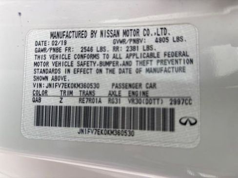 Used 2019 INFINITI Q60 Red Sport 400 image 55