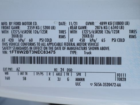 Used 2022 Ford F250 Lariat w/ Black Appearance Package image 20