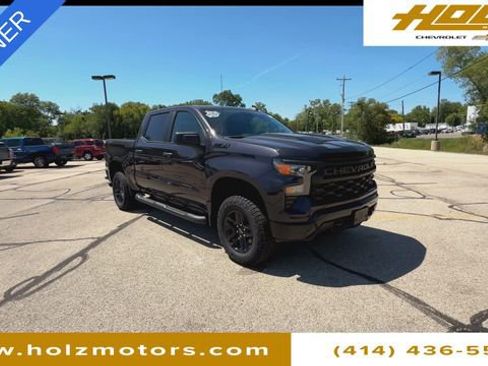 Certified 2024 Chevrolet Silverado 1500 Custom Trail Boss w/ Dark Appearance Package AWD/4WD image 2