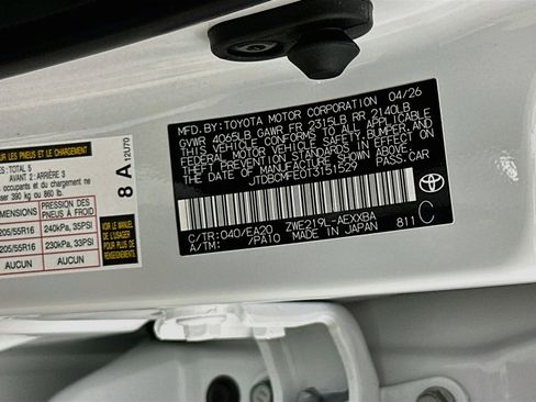 New 2026 Toyota Corolla XLE FWD image 33