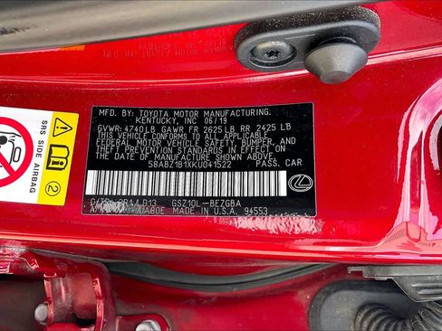 Used 2019 Lexus ES 350 w/ Premium Package image 34