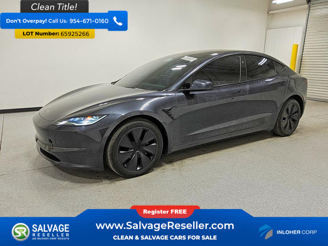 Used 2024 Tesla Model 3 Long Range AWD/4WD image 1