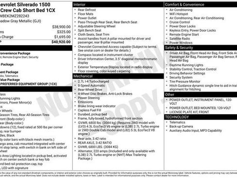 Used 2021 Chevrolet Silverado 1500 Custom image 5