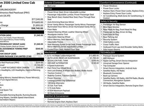 Used 2022 RAM 3500 Limited w/ Night Edition AWD/4WD image 47