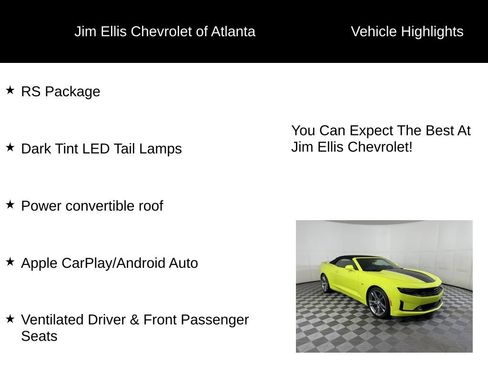 Certified 2021 Chevrolet Camaro LT w/ RS Package image 5