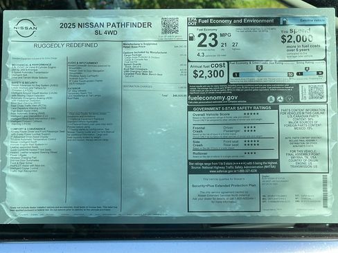 New 2025 Nissan Pathfinder SL w/ Cargo Package image 17