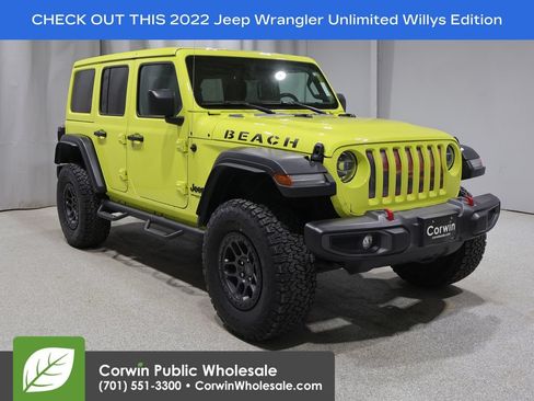 Used 2022 Jeep Wrangler Unlimited Sport w/ Xtreme Recon 35" Tire Package AWD/4WD image 1