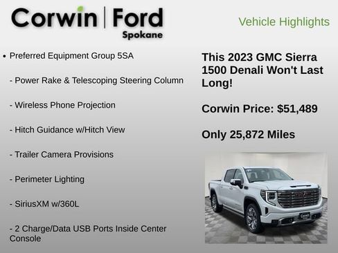 Used 2023 GMC Sierra 1500 Denali w/ Denali Reserve Package image 30