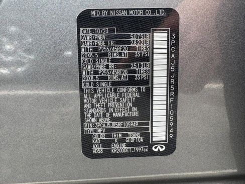 Used 2024 INFINITI QX55 Luxe image 26