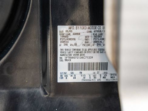 Used 2003 Ford F150 Harley-Davidson RWD image 43
