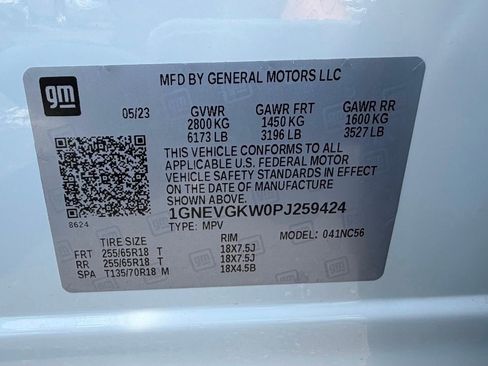 Used 2023 Chevrolet Traverse LT w/ Rear Camera Mirror Package AWD/4WD image 33