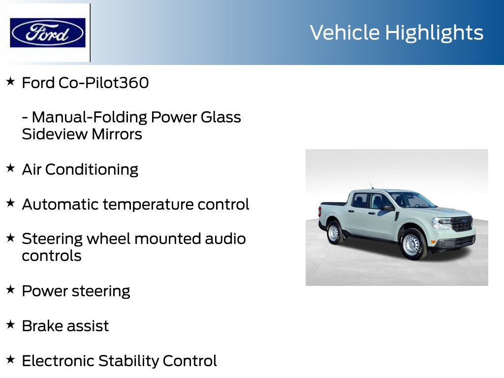 Certified 2024 Ford Maverick XL w/ Equipment Group 100A Standard AWD/4WD image 20
