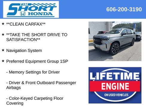 Used 2023 Chevrolet Tahoe RST w/ Max Trailering Package AWD/4WD image 5