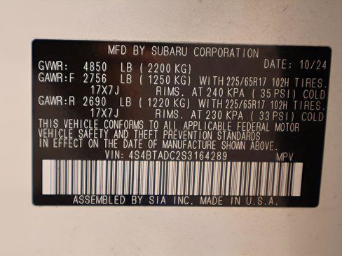 Certified 2025 Subaru Outback Premium AWD/4WD image 28