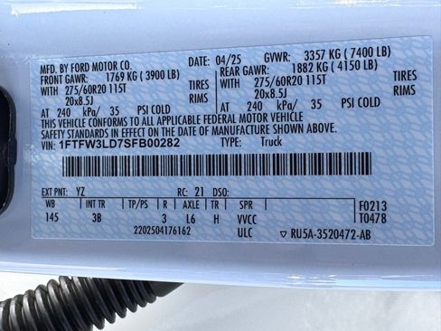 New 2025 Ford F150 XLT w/ Equipment Group 303A High image 46