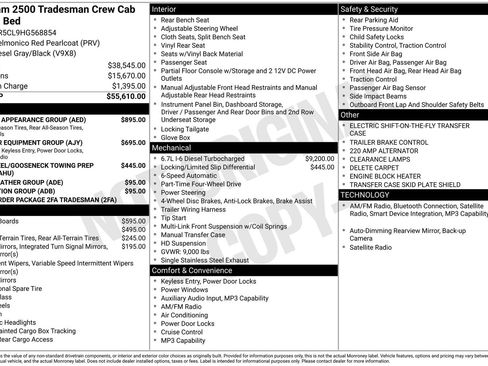 Used 2017 RAM 2500 Tradesman w/ Chrome Appearance Group image 39