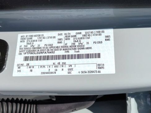 Certified 2024 Ford F150 XLT w/ Equipment Group 302A MID AWD/4WD image 36
