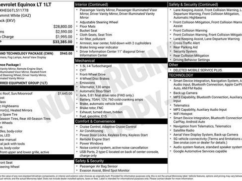 New 2026 Chevrolet Equinox LT w/ Safety and Technology Package FWD image 40