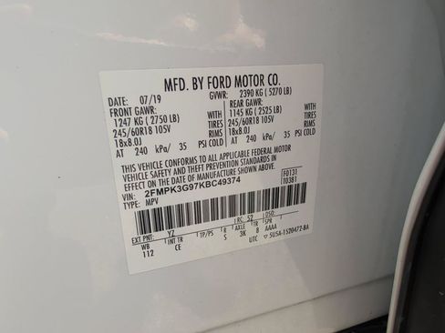 Used 2019 Ford Edge SE w/ SE Fleet Driver's Package FWD image 32
