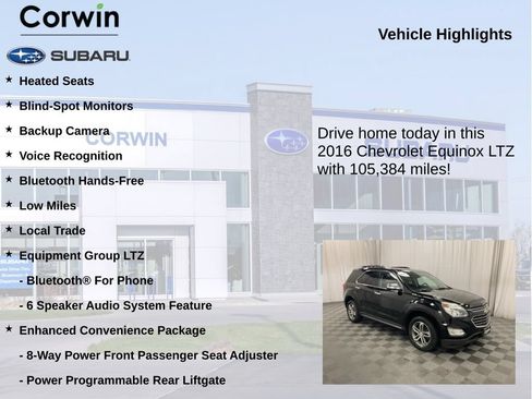 Used 2016 Chevrolet Equinox LTZ w/ Enhanced Convenience Package AWD/4WD image 6
