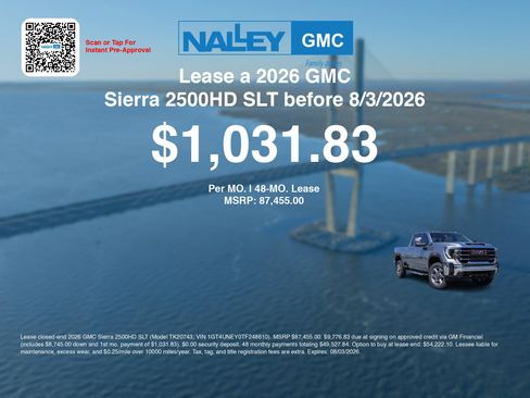 New 2026 GMC Sierra 2500 SLT w/ SLT Premium Package AWD/4WD image 3