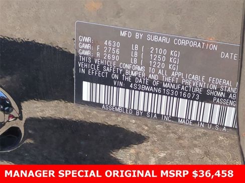 Used 2025 Subaru Legacy Limited image 37