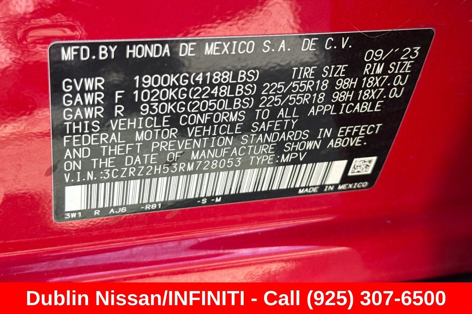 Used 2024 Honda HR-V Sport image 53