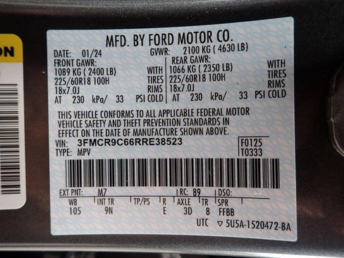 Certified 2024 Ford Bronco Sport Outer Banks image 16