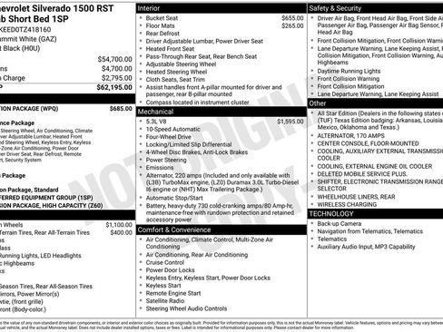 New 2026 Chevrolet Silverado 1500 RST w/ Protection Package AWD/4WD image 45